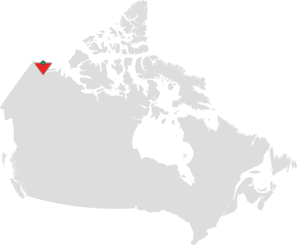 Map of Inuvik, NT